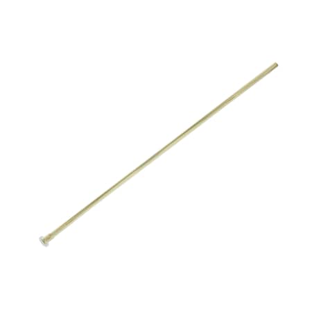 Jones Stephens 3/8in. x 20in. Polished Brass Toilet Riser with Flat Head S44005